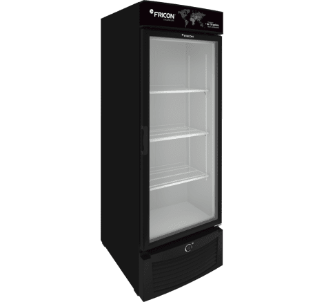 Freezer Vertical Tripla A O Litros Fricon Porta De Vidro Preto