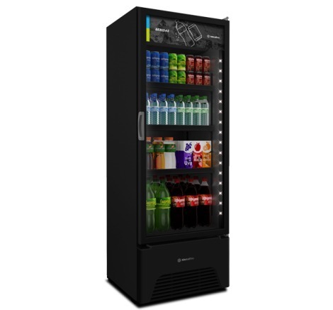 Refrigerador Expositor Vertical Metalfrio 403 Litros All Black VB40AH ...